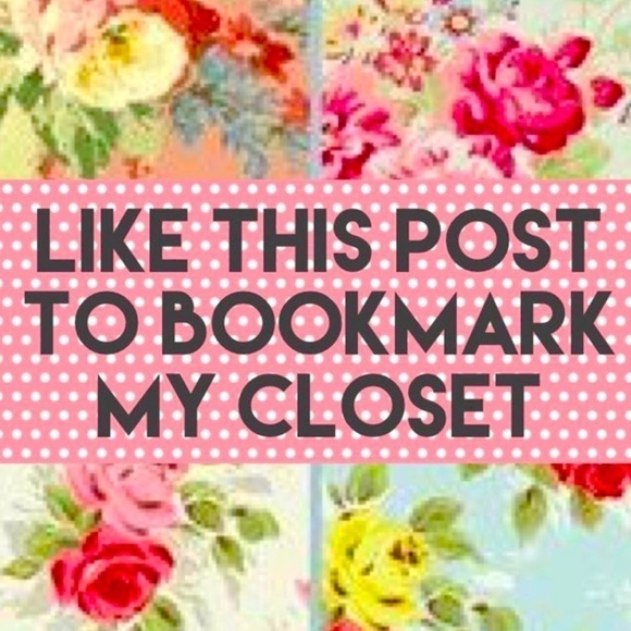 Other - Bookmark my closet by clicking the heart to get notified of new listings & sales